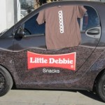 The Cupcake Car and my free tee shirt!