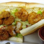 Shrimp Po Boy - Food Truck Friday Ragin Cajun South Bay Foodies