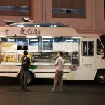 The Calbi Truck serving up gourmet Korean Tacos & Burritos. BBQ Beef Short Rib, Chicken, Spicy Pork, Shrimp & Tofu.