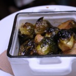 These sprouts had me at "roasted in brown butter and maple
