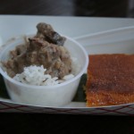 Mama Leah's Coconut Beef and Ann's Cornbread Bibingka
