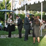 Huge Canopy Tent in the Serenity Garden offers shade