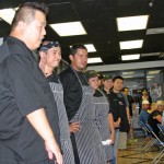 The rest of the Slummin' Gourmet and Waffles de Liege teams