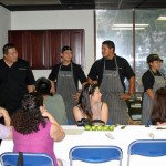 Executive Chef Tony Lu introducing his team