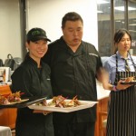 Tony describing the braised beef short rib, wasabi pommes puree, crispy shallots and gochujang jus.