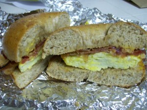 Egg On a Bagel