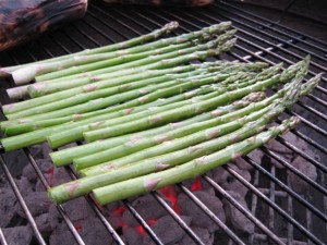 Grilling Asparagus - Perpendicular to the Grate!