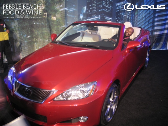 <p>Driving Off in a 2010 Lexus IS Convertible</p>