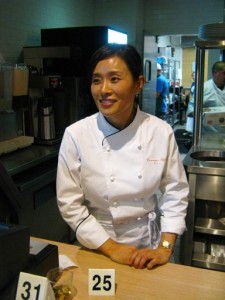 E.J., Cham's head chef