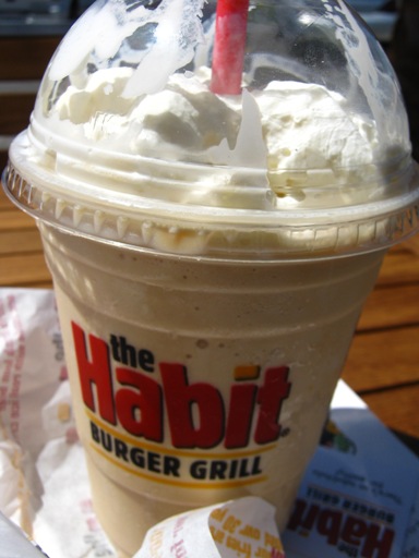 <p>Coffee Shake Topped With Whipped Cream</p>