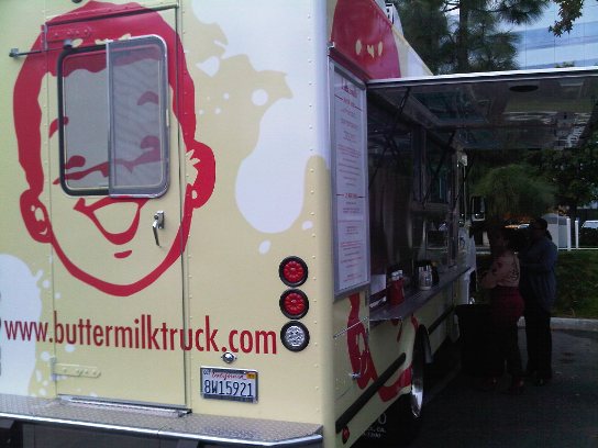 Buttermilk Truck Side View