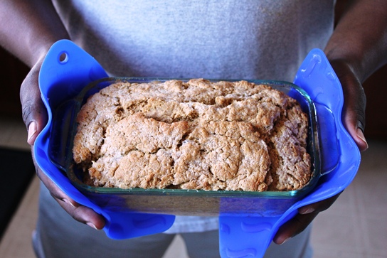 Look!  I baked a loaf of bread!