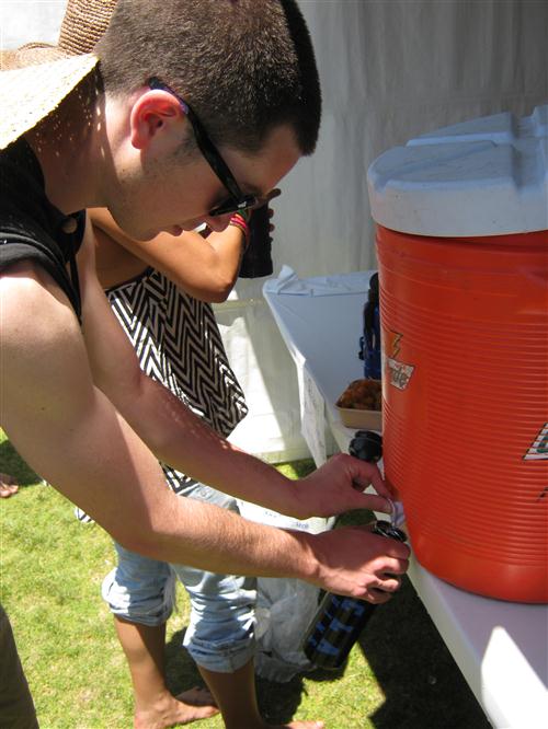 Free Water Bottle Refilling Station.