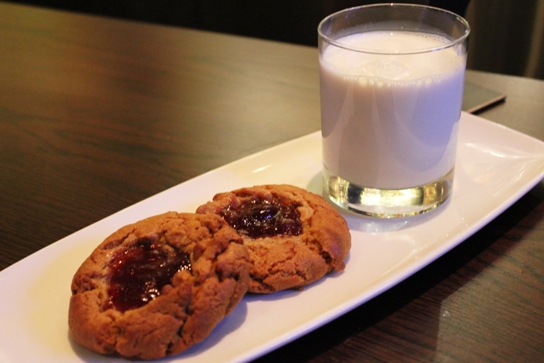 PB&J Cookies and Milk at PS 612