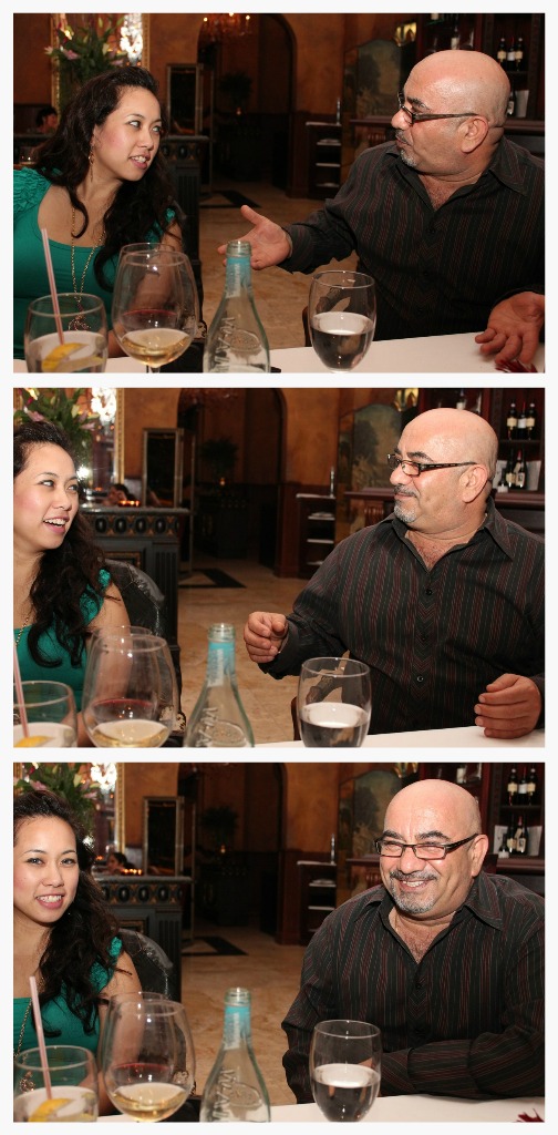 Mario, The Manager at La Traviata, Chats with Marian the Foodie.