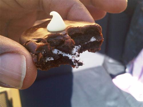 home made chocolate covered oreo cookie