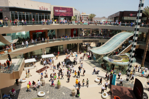 santa monica place courtyard by Kevin Labianco on Flickr