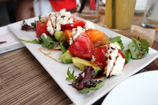2011-08-20 The Strand House Manhattan Beach Dinner Menu Review 033 Heirloom Tomato Salad