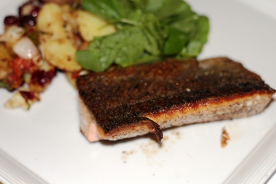 Brown Butter Seared Salmon
