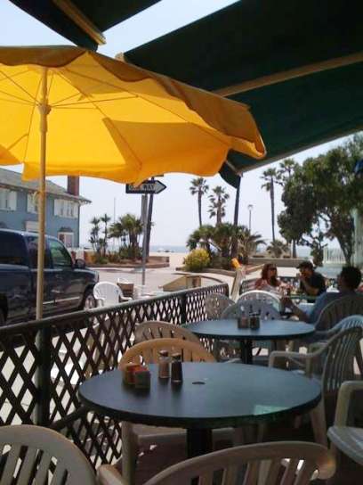 On the Patio of Martha's 22nd St Grill in Hermosa Beach.