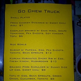 go chew menu