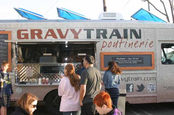 The Gravy Train Poutinerie Truck - Canadian Food on wheels.