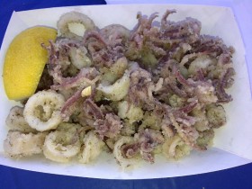 One of my favorites, calamari with Greek seasoning