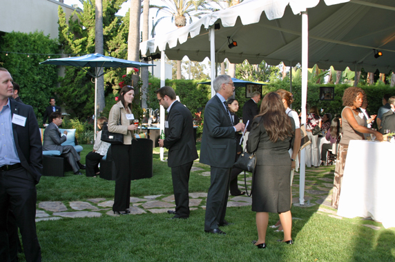 Huge Canopy Tent in the Serenity Garden offers shade