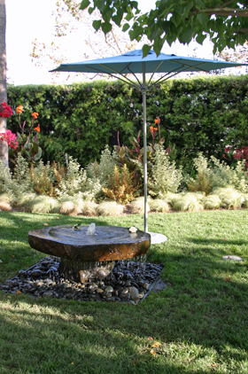 Fountain in the Serenity Garden