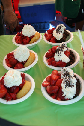 Strawberry desserts from the Strawberry Co in Oxnard