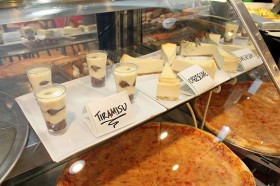 Homemade tiramisu and cheesecake are among the dessert selections at The Oven.