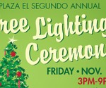 Tonight! Tree Lighting and Open House at Plaza El Segundo