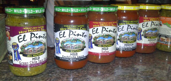 El Pinto's salsas - available at Ralphs