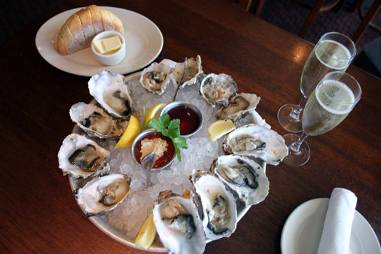 Oysters and Champagne at Bluewater Grill, Redondo Beach 004