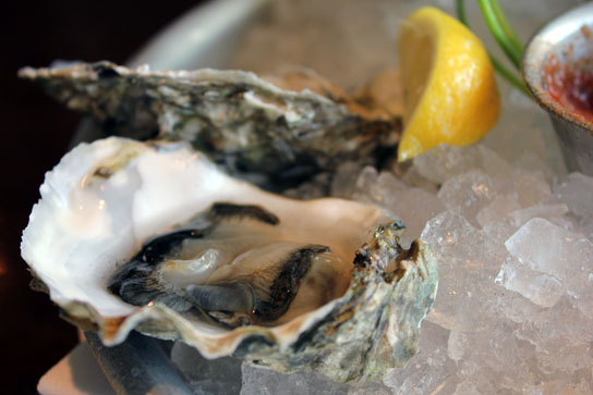 Oysters and Champagne at Bluewater Grill, Redondo Beach