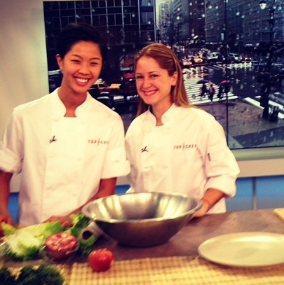 Chefs Kristen Kish (left) and Brooke Williamson (right) will compete for the title of Top Chef in tonight's Season Finale on Bravo TV.