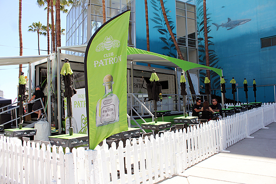 Adults can reflect on the races in Patron's Tequila Club.