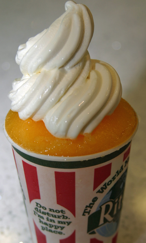 Gelati - Mango Italian Ice with Vanilla Frozen Custard