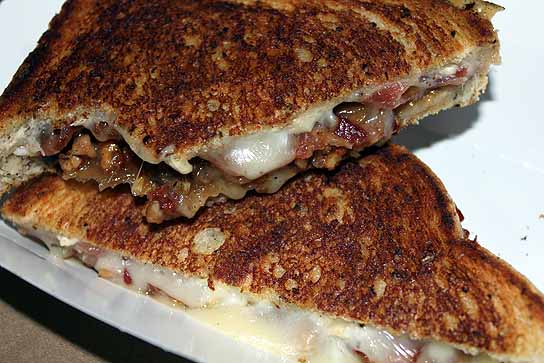 Maker's Mark Brie, Bacon and Pecan Melt from The Grilled Cheese Truck