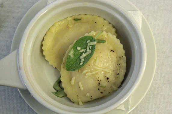 Butternut squash ravioli