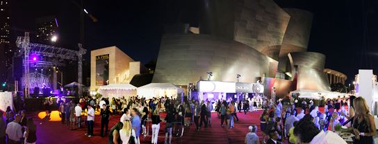 The streets in front of the Walt Disney Concert Hall provided the perfect setting for the Los Angeles Food and Wine Festival's Festa Italiana.