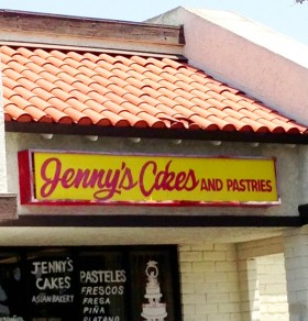 Jenny's cakes and pastries store front