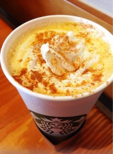 Starbucks pumpkin spice latte