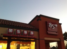 85 degrees opening