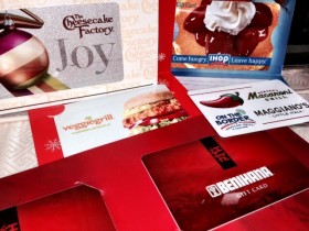 Holiday gift cards