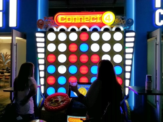 Huge Connect Four at Dave and Busters Westchester