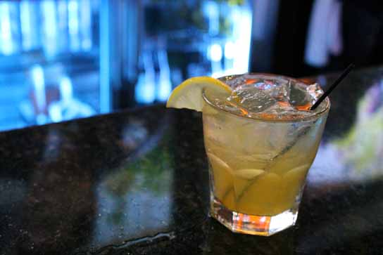 The Sour Rocke - Bushmills, Fresh Lemon Juice, and Marmalade.