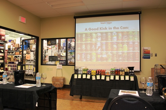 Class is in session!  In Redondo Beach, Total Wine and More hosts classes on wine and beer each month in the conference room located in the rear of the store.