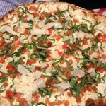 Reviewing Bruschetta Pizza at Grimaldi's Pizzeria