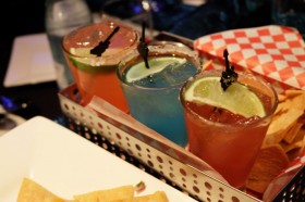 The Air Mexico is a flight of three of their signature margaritas